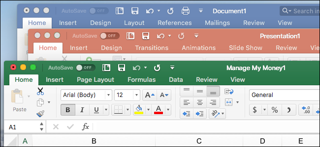 view book layout in ms word for mac